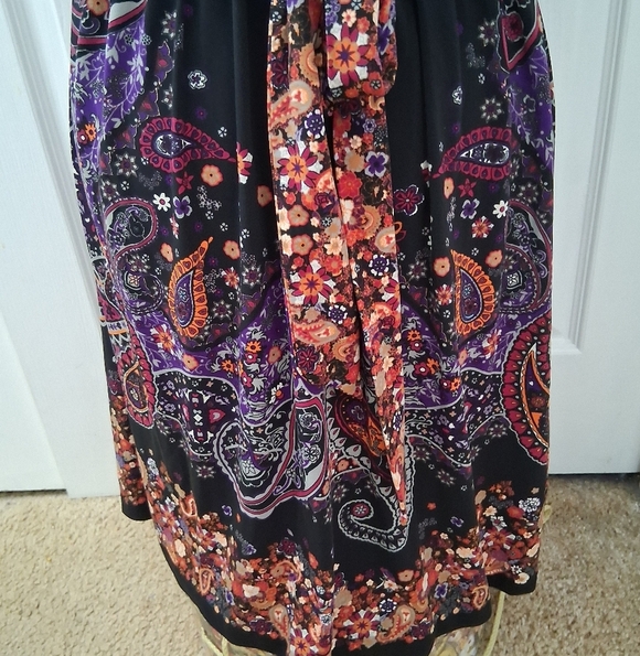Nordstrom Brand eci Mixed Media Dress   Size 12 - Picture 3 of 13